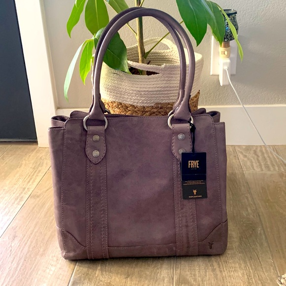Frye Handbags - NWT Frye Melissa Leather Tote Amethyst Purple